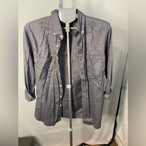 Express Gray‎ Button-Up Shirt size medium